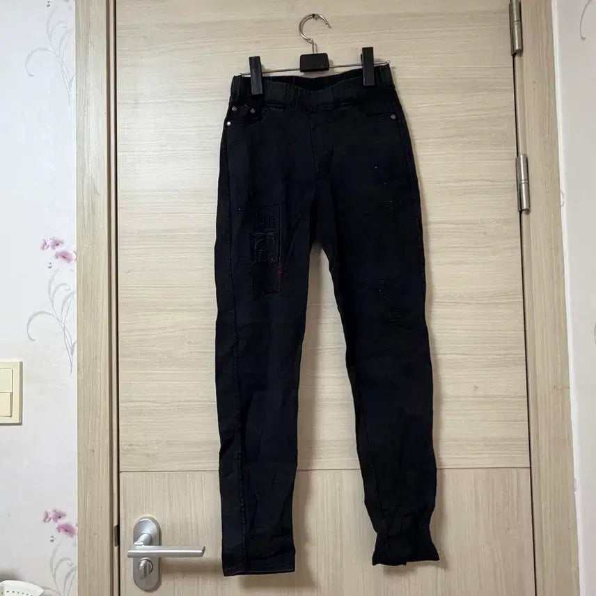 [BUNJANG] Black Skinny Jeans - Size L / 블랙 스키니진