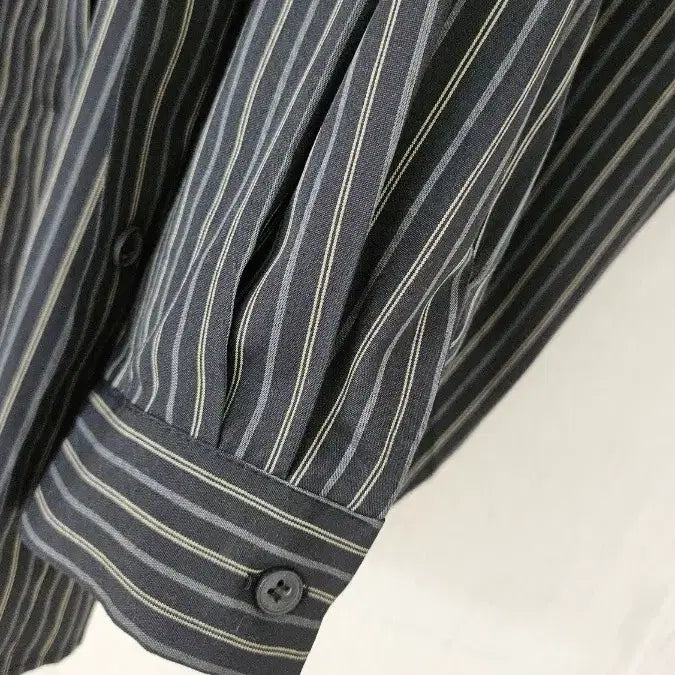 [BUNJANG] Black Striped Shirt / 고퀄 셔츠 새상품