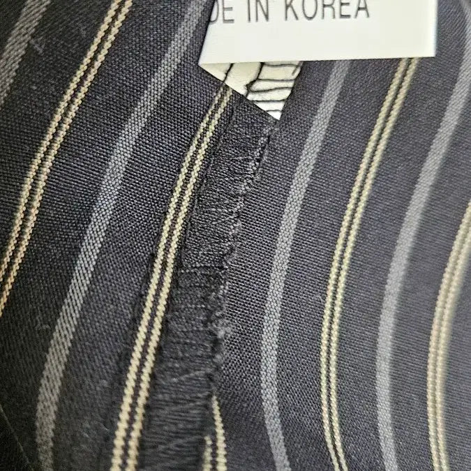 [BUNJANG] Black Striped Shirt / 고퀄 셔츠 새상품