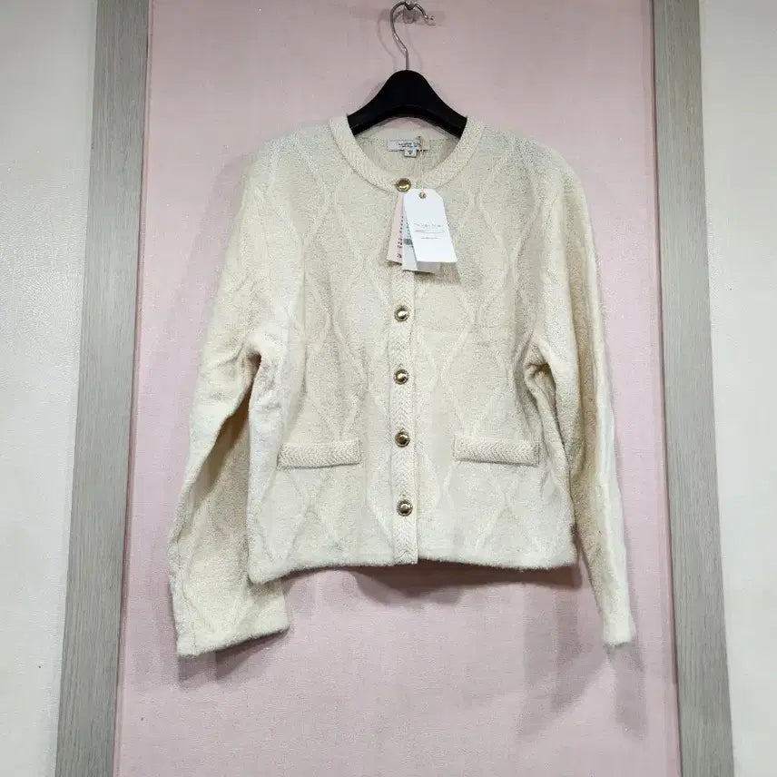 [BUNJANG] Thursday Island Argyle Pocket Round Cardigan / 써스데이아일랜드 아가일포켓라운드가디건