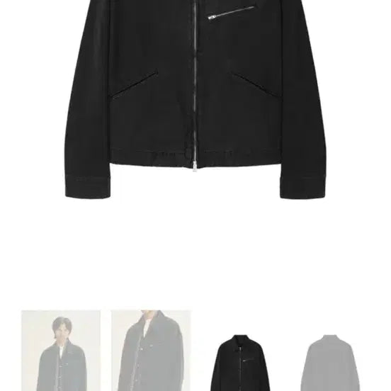 [BUNJANG] Art if acts Hillside Black Work Jacket / *Art if acts 아트이프액츠 힐사이드 블랙 워크 자
