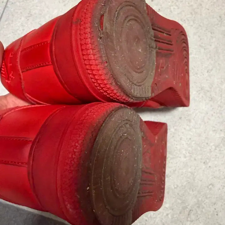 [BUNJANG] Nike Air Force Triple Red Sneakers / 나이키 에어포스 트리플레드 285사이즈