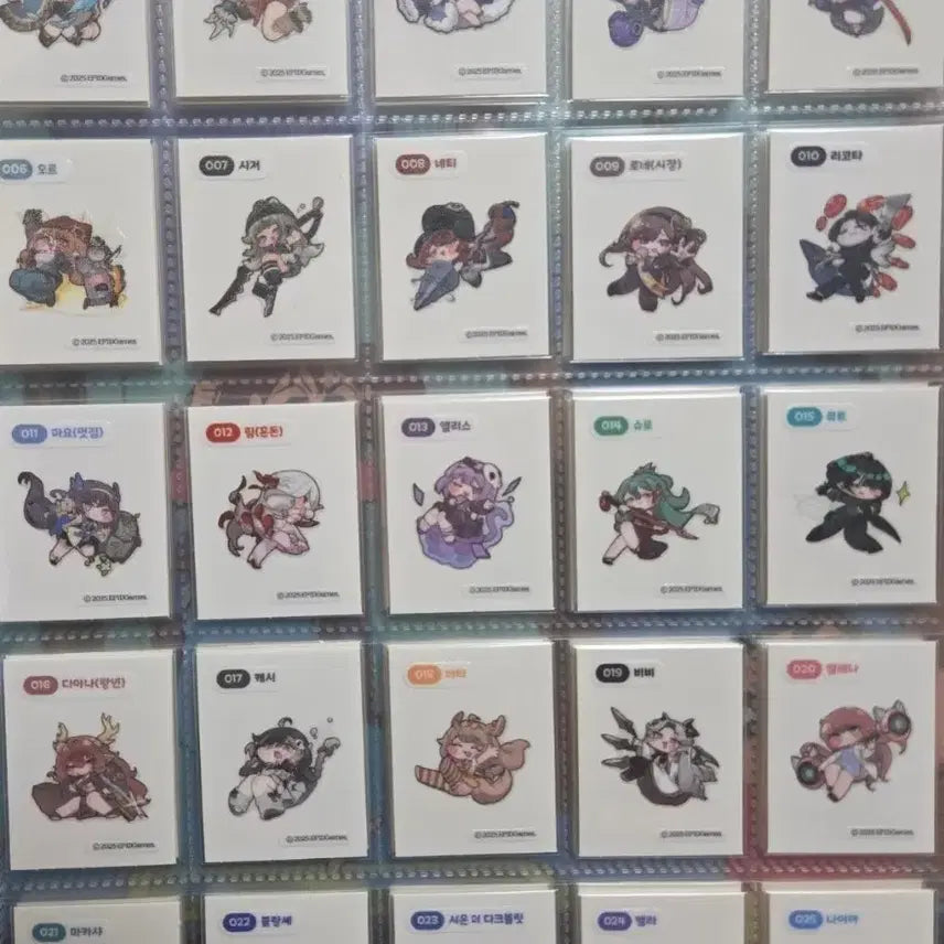 [BUNJANG] Trickcal Sticker Set (56 Types) Bundle / 트릭컬 띠부씰 56종 전종 일괄 판매