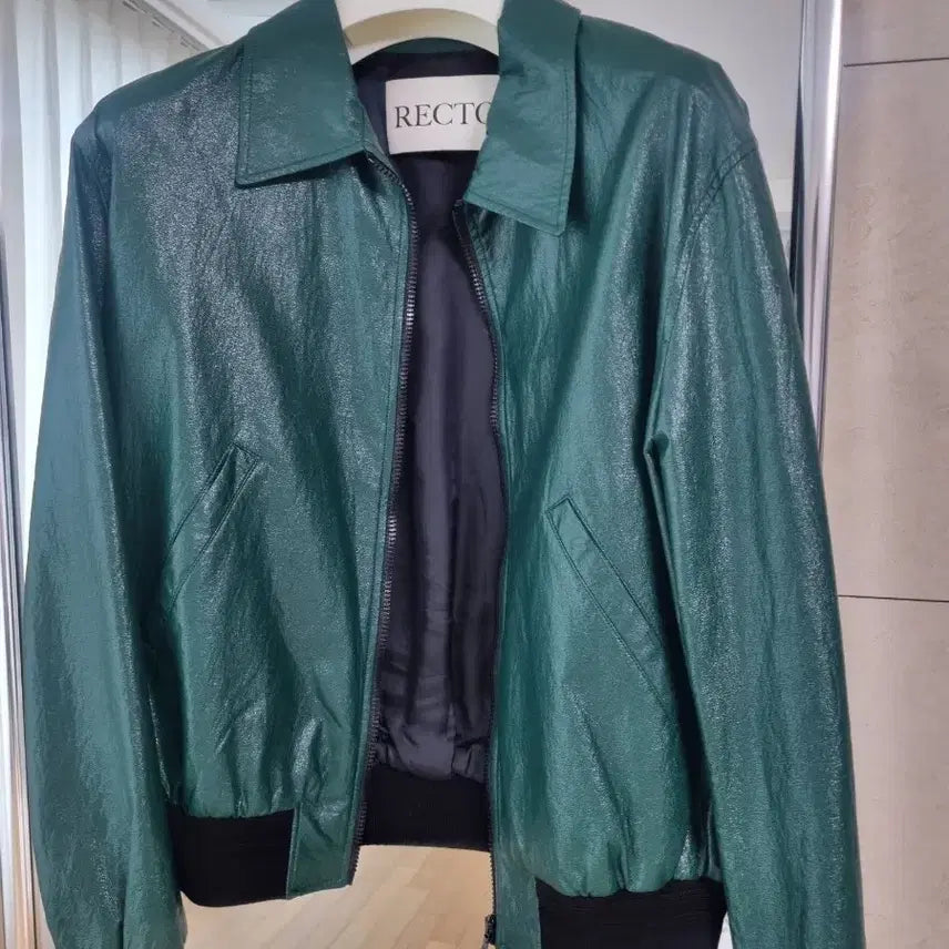 [BUNJANG] RECTO Leather Jacket - Size L / 렉토 레더 자켓 L