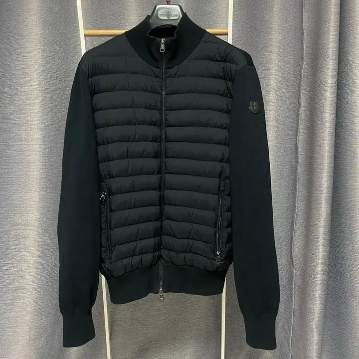 [BUNJANG] Moncler Tricot Knit Padded Cardigan (Navy, L) / 몽클레어 니트패딩 트리콧 가디건 L 네이비
