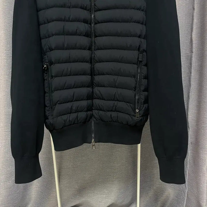 [BUNJANG] Moncler Tricot Knit Padded Cardigan (Navy, L) / 몽클레어 니트패딩 트리콧 가디건 L 네이비