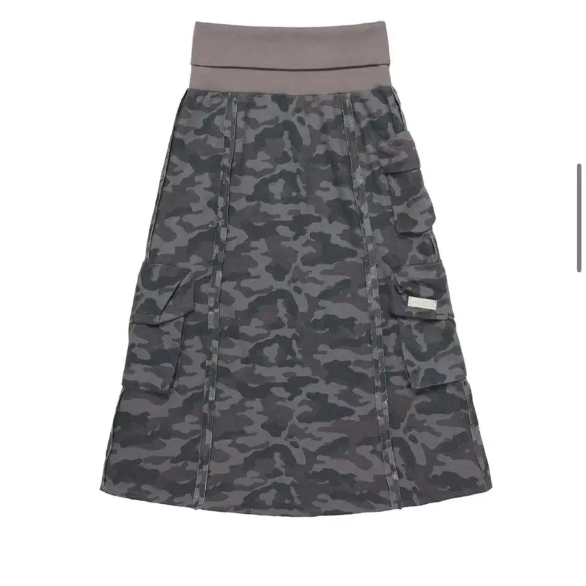 [SOLD OUT] yeel 카고스커트 cargo cubic maxi skirt camo
