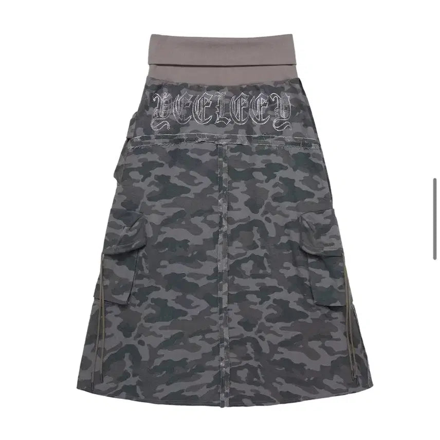 [SOLD OUT] yeel 카고스커트 cargo cubic maxi skirt camo