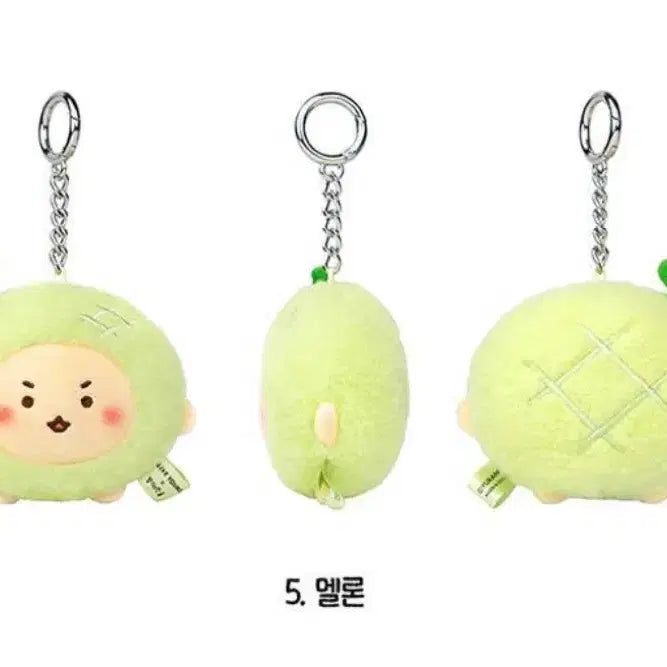 [BUNJANG] OlyM Young Mang-Gom Mang-Gero-Jin Bear Melon Keyring / 올리므영 망곰 망그러진곰 멜론 키링