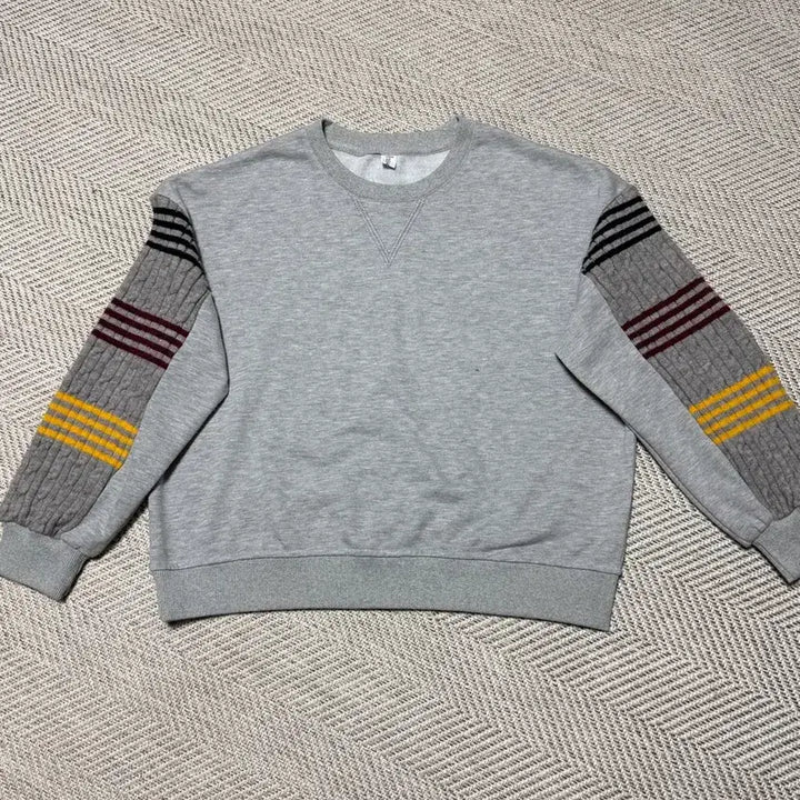 [BUNJANG] Sead Gray Crewneck Knit Combo / Sead 회색 맨투맨+니트 조합