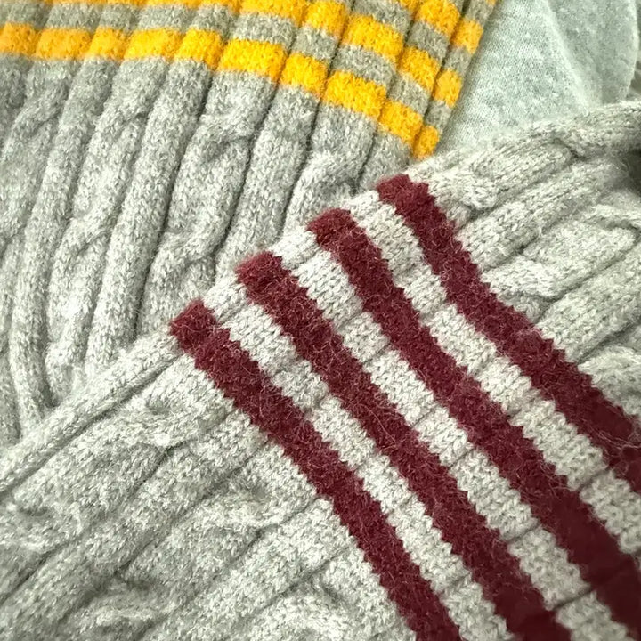 [BUNJANG] Sead Gray Crewneck Knit Combo / Sead 회색 맨투맨+니트 조합