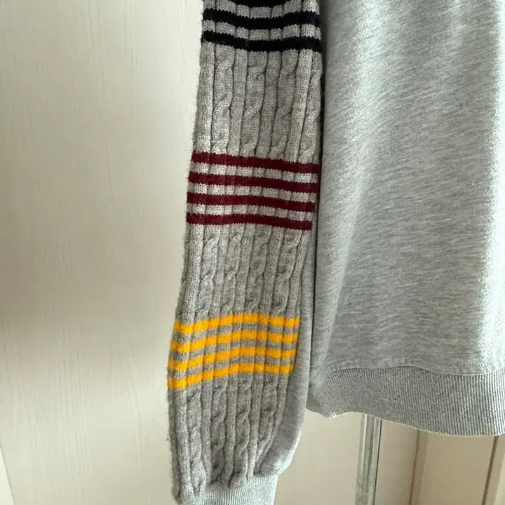 [BUNJANG] Sead Gray Crewneck Knit Combo / Sead 회색 맨투맨+니트 조합