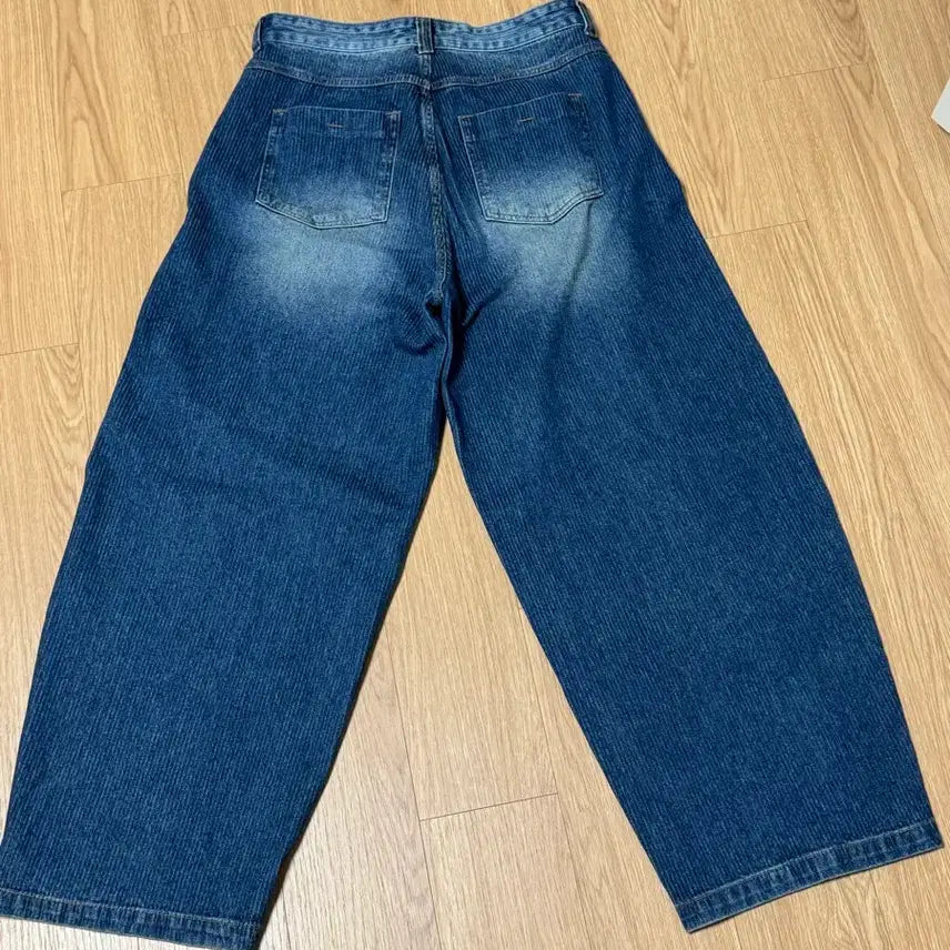 [BUNJANG] Unknown Corduroy Denim Wide Pants / 노운 코듀로이 데님 와이드 팬츠