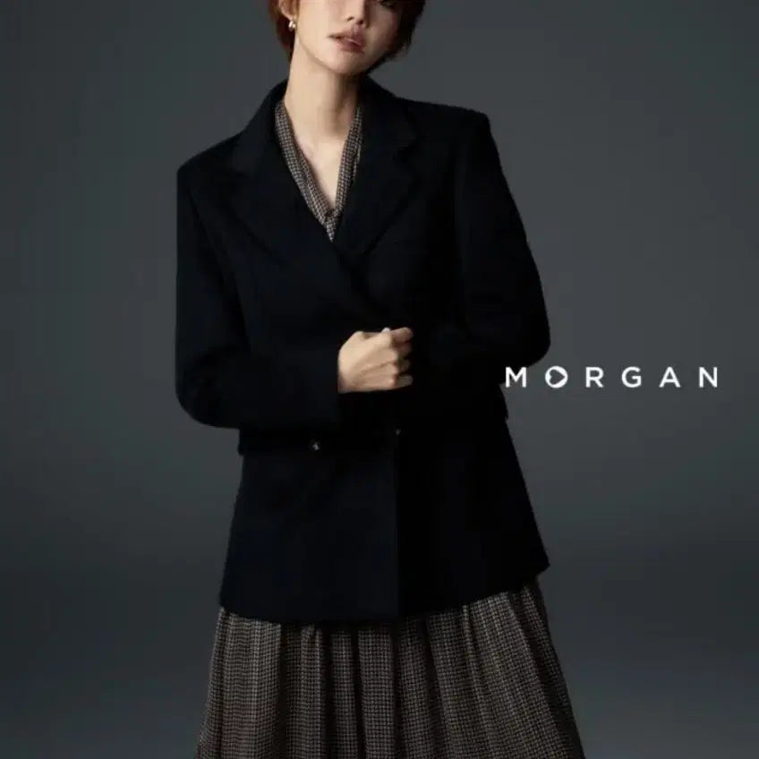 [BUNJANG] Morgan Premium Silk Double Winter Jacket / 모르간 프리미엄 실크 윈터  더블 재킷 (사은품 증정)