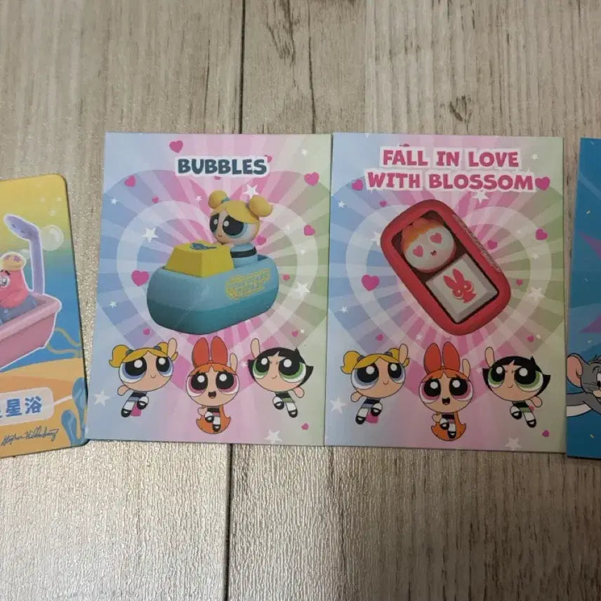 [BUNJANG] Powerpuff Girls Keycap Bundle Set / 파워퍼프걸 키캡 키링 앉은 버블, 작은 블로썸, 모조조조