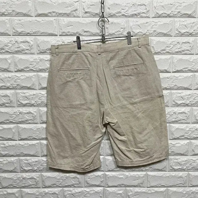 [BUNJANG] Linen Blend Shorts / ㅅ38 린넨 혼방 반바지