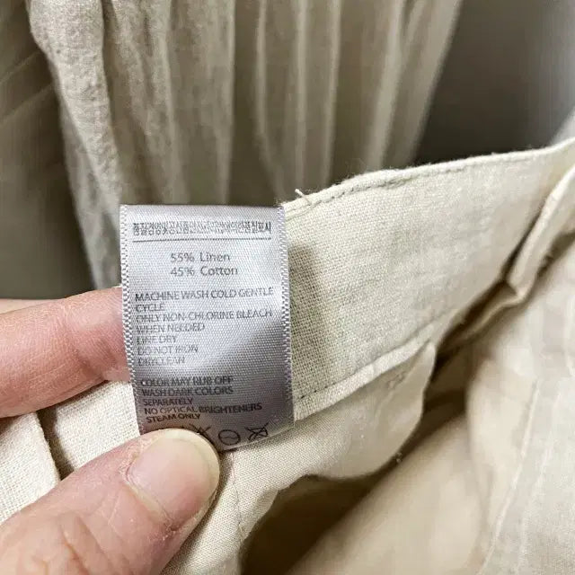 [BUNJANG] Linen Blend Shorts / ㅅ38 린넨 혼방 반바지