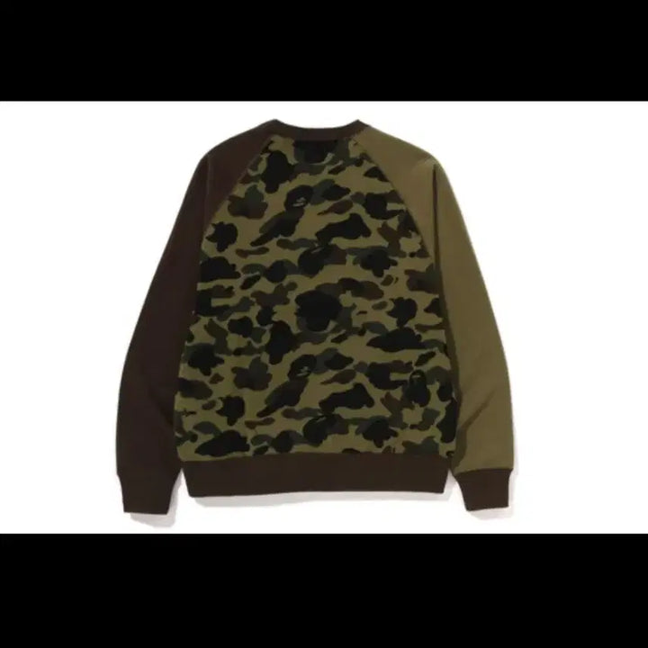 [BUNJANG] BAPE Crazy Camo Sweatshirt Green XL / 베이프 크레이지카모 맨투맨 그린 XL