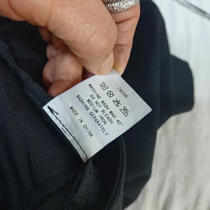 [BUNJANG] Black Wide Slacks Pants / 블랙 와이드 슬랙스 팬츠26사이즈 봄가을   62190