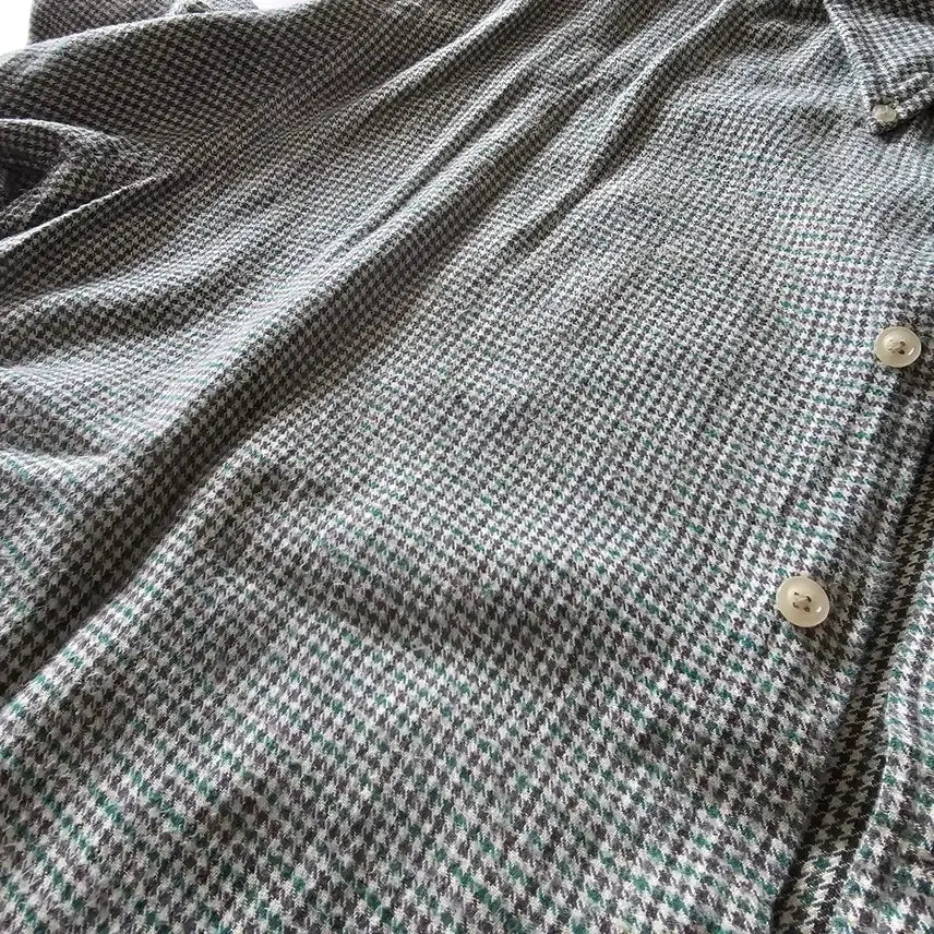 [BUNJANG] Polo Ralph Lauren Vintage Checkered Shirt / US M) 체감XL 105 폴로 랄프로렌 빈티지 셔츠 긴팔 그린 체크