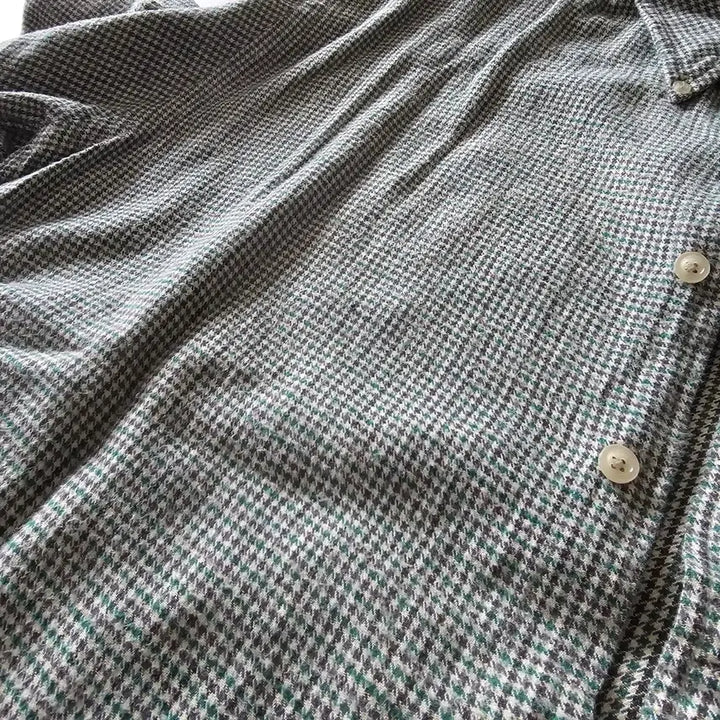 [BUNJANG] Polo Ralph Lauren Vintage Checkered Shirt / US M) 체감XL 105 폴로 랄프로렌 빈티지 셔츠 긴팔 그린 체크
