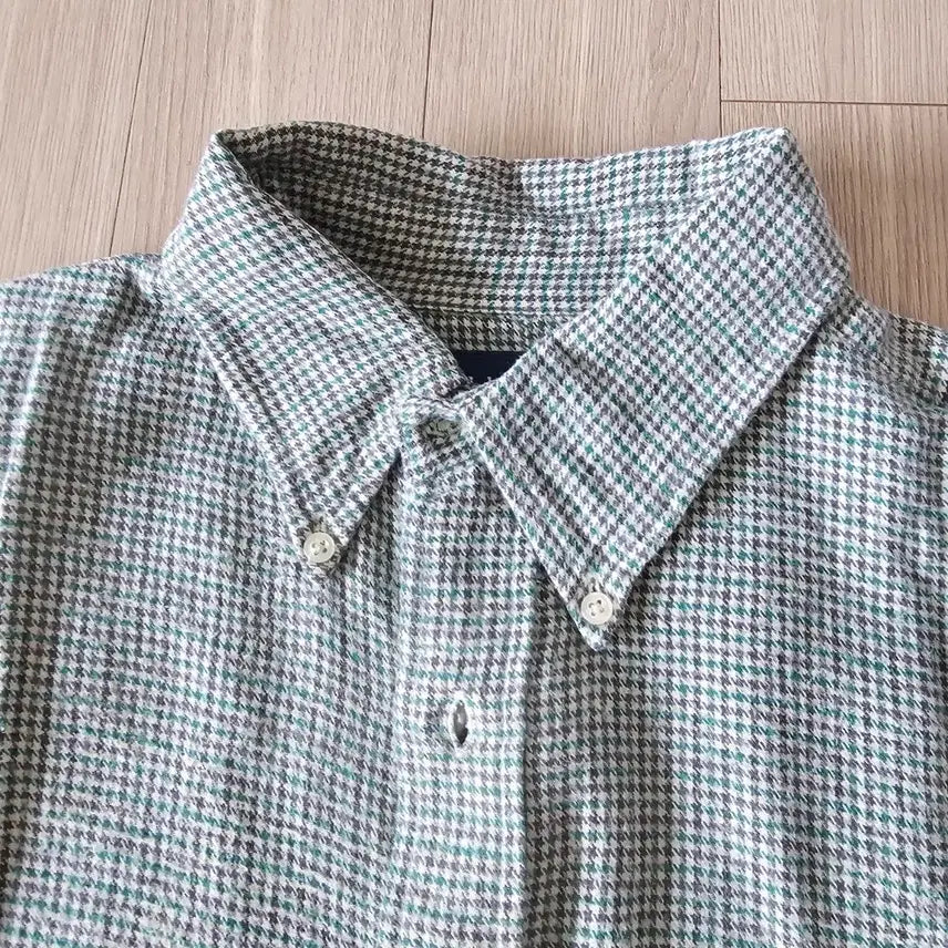 [BUNJANG] Polo Ralph Lauren Vintage Checkered Shirt / US M) 체감XL 105 폴로 랄프로렌 빈티지 셔츠 긴팔 그린 체크