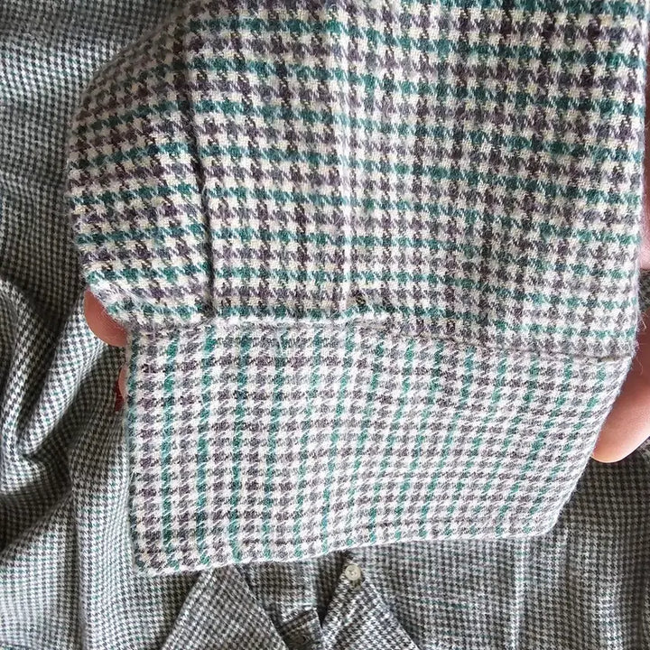 [BUNJANG] Polo Ralph Lauren Vintage Checkered Shirt / US M) 체감XL 105 폴로 랄프로렌 빈티지 셔츠 긴팔 그린 체크