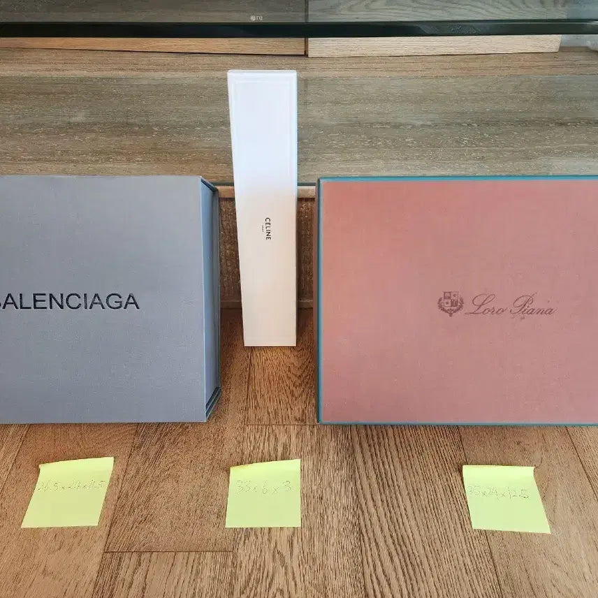 [BUNJANG] Balenciaga, Celine, Loro Piana Box Set / [가격인하7>6>5>4만] 발렌시아가 로로피아나 셀린느 박스