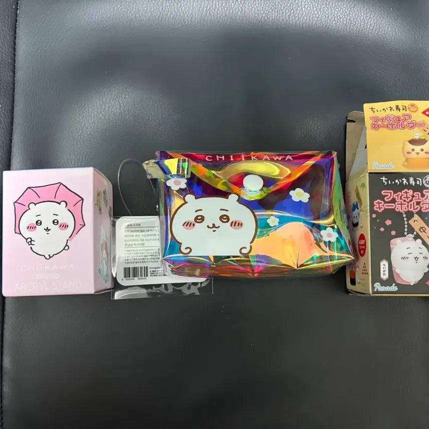 [BUNJANG] Muunjakgwi Chiikawa Momonga Acrylic Stand Pouch Keyring / 먼작귀 치이카와 모몽가 아크릴 스탠드 파우치 키링
