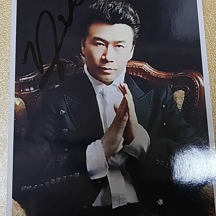 [BUNJANG] Gangjin Autographed Photo / 강진 친필 사진 싸인