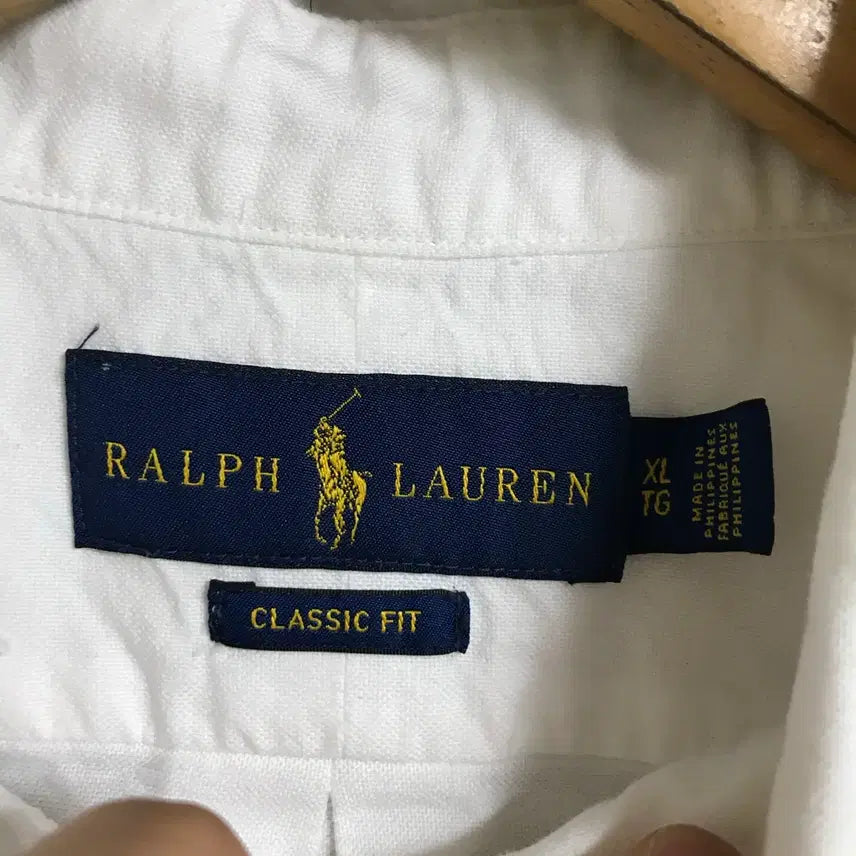 [BUNJANG] Polo Ralph Lauren White Oxford Shirt / 폴로 랄프로렌 흰색 옥스퍼드 셔츠