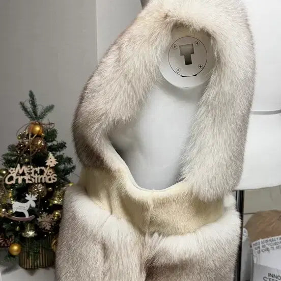 [BUNJANG] Saga Furs Ivory Vest / 사가퍼스