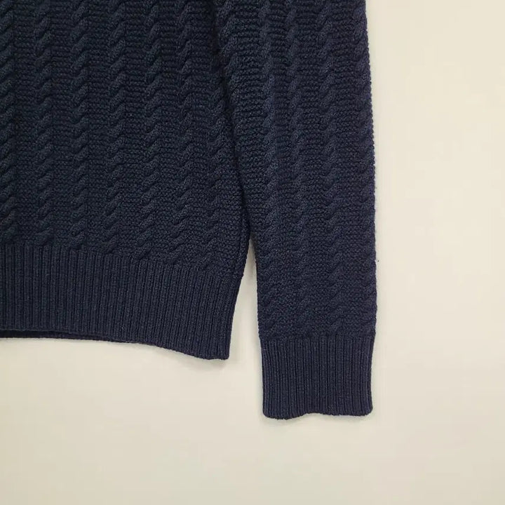 [BUNJANG] Lacoste Wool Knit Cardigan / 라코스테 네이비 울 니트 가디건/90/앨리스/398