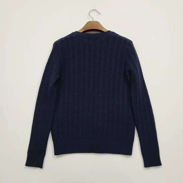 [BUNJANG] Lacoste Wool Knit Cardigan / 라코스테 네이비 울 니트 가디건/90/앨리스/398