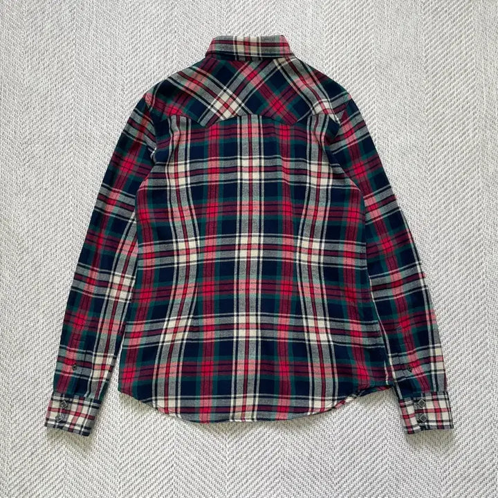 [BUNJANG] Ralph Lauren Western Yoke Studded Flannel Shirt / 랄프로렌 웨스턴 요크 스터드 플란넬 셔츠 J04060