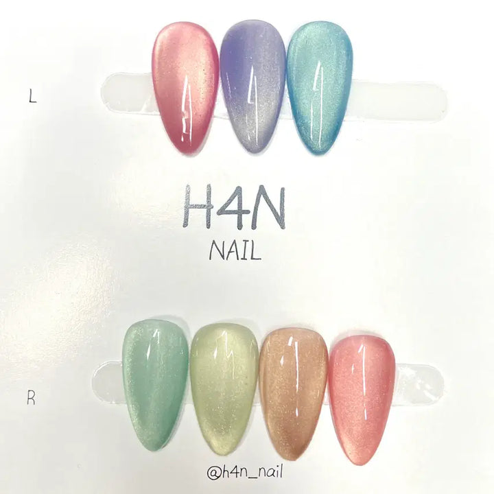 [BUNJANG] Clear Magnet Handmade Nail Tips / 맑은자석 수제네일팁