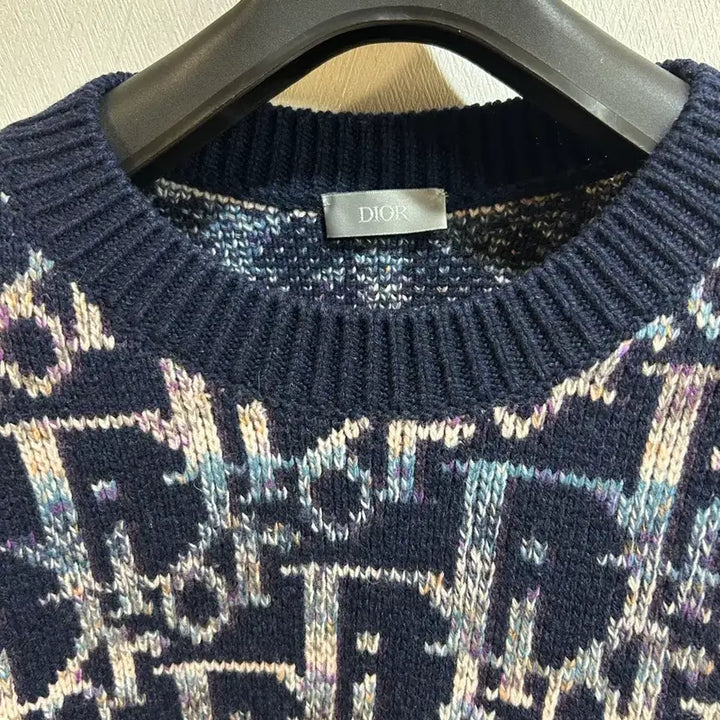 [BUNJANG] Dior Oblique Jacquard Knit Sweater / [새상품급,L] 디올 오블리크 자카드 니트 스웨터