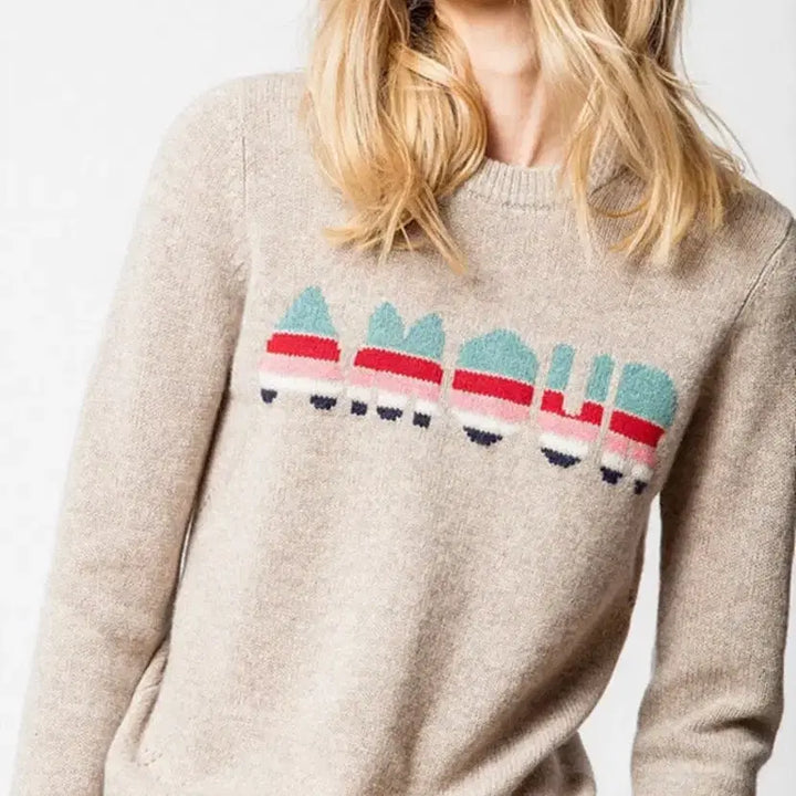 [BUNJANG] Zadig &amp; Voltaire Amor Cashmere Knit Sweater / 쟈딕 앤 볼테르 아모르 캐시미어 100% 니트
