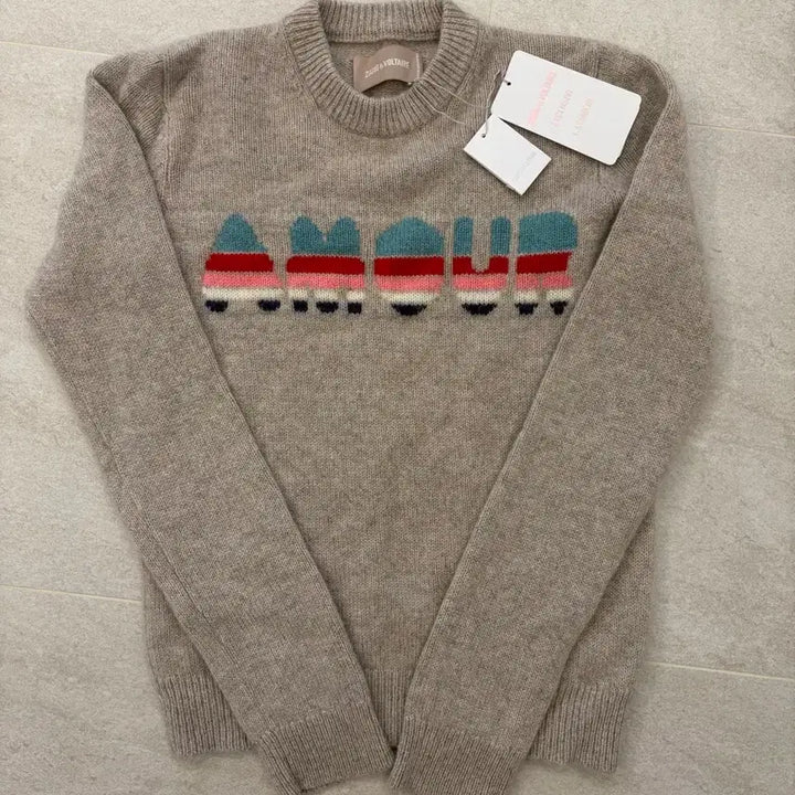 [BUNJANG] Zadig &amp; Voltaire Amor Cashmere Knit Sweater / 쟈딕 앤 볼테르 아모르 캐시미어 100% 니트