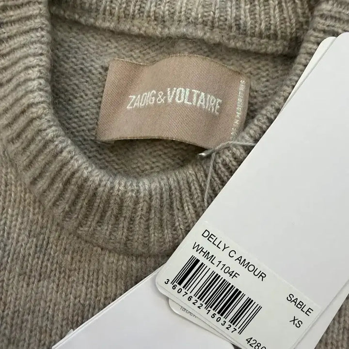[BUNJANG] Zadig &amp; Voltaire Amor Cashmere Knit Sweater / 쟈딕 앤 볼테르 아모르 캐시미어 100% 니트