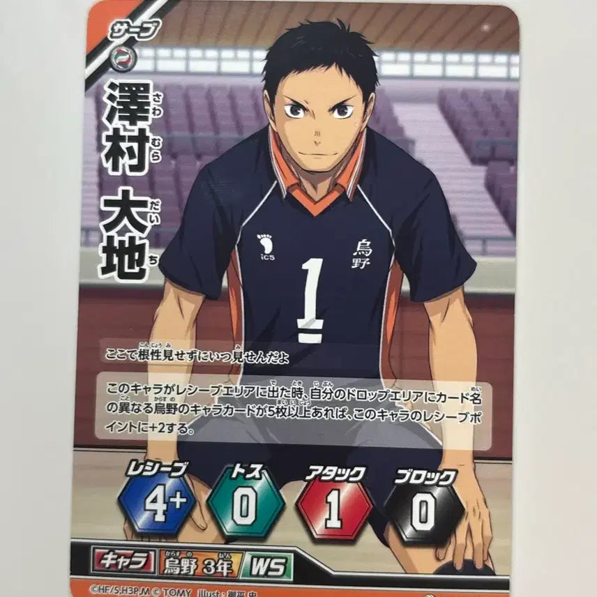 [BUNJANG] Haikyuu!! Daichi Sawamura Card / 하이큐 사와무라 다이치 카드