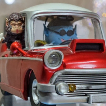 [BUNJANG] League Dragon Ball Resin King Kai & Babrus Car Statue / 리그사 League 드래곤볼 레진 계왕신 & 바브루스 자동차 레진월콜