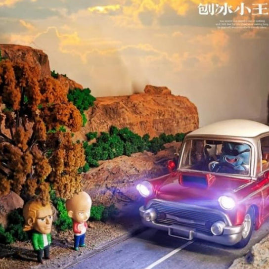 [BUNJANG] League Dragon Ball Resin King Kai & Babrus Car Statue / 리그사 League 드래곤볼 레진 계왕신 & 바브루스 자동차 레진월콜