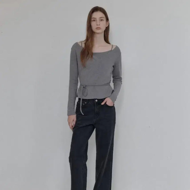 [BUNJANG] Elroju Lena Cardigan Set Grey / 엘로주 레나 가디건 셋업 그레이 1회 두시간착용