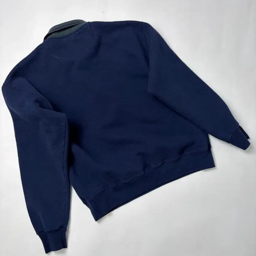 [BUNJANG] Russell 90s Quarter Zip Sweatshirt / 90s Russell Quarter Zip Sweatshirt (navy