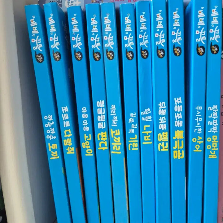 [BUNJANG] Bebe Kkumteul Nature Observation Board Book Bundle Set / 아기책 베베꿈틀 자연관찰 보드북 그림책 11권일괄