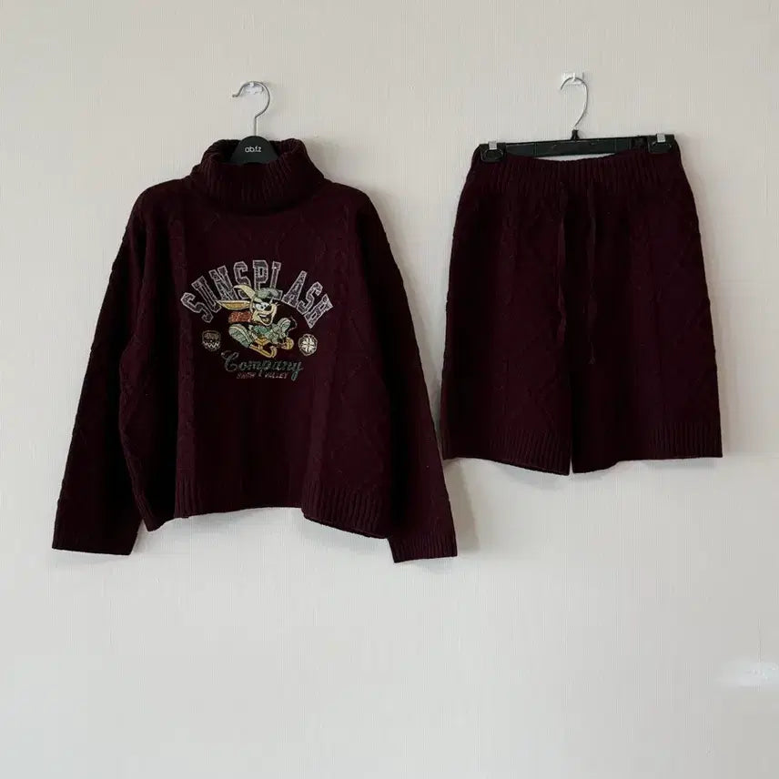 [BUNJANG] Unbranded Knit Shorts Set / 새제품  니트 반바지 셋업