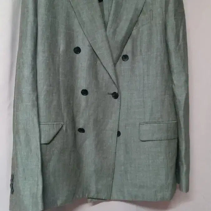 [BUNJANG] Man on the Boon Linen Silk Blazer Jacket / 맨 온더 분, 린넨 울 블레이저 자켓