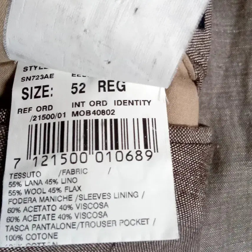 [BUNJANG] Man on the Boon Linen Silk Blazer Jacket / 맨 온더 분, 린넨 울 블레이저 자켓