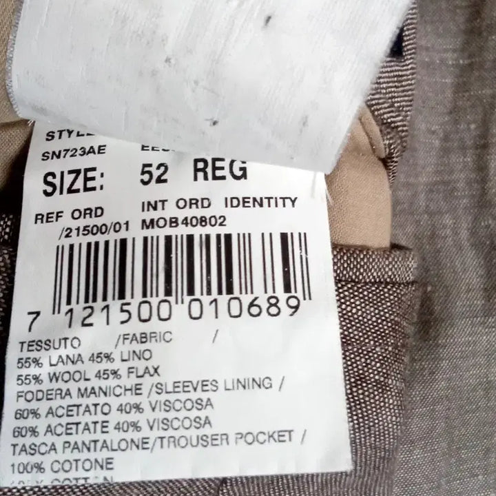 [BUNJANG] Man on the Boon Linen Silk Blazer Jacket / 맨 온더 분, 린넨 울 블레이저 자켓